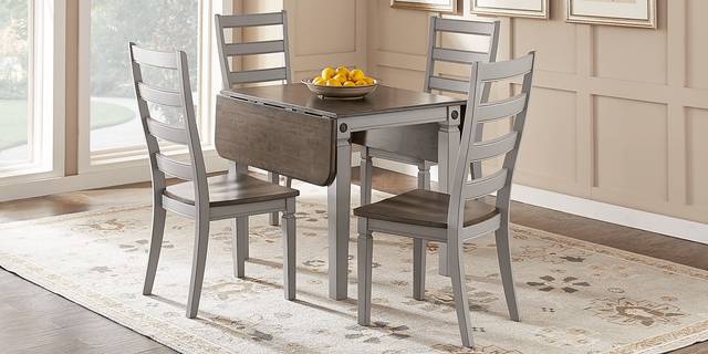 Velino Gray 5 Pc Rectangle Dining Set - Thumbnail - Image 1