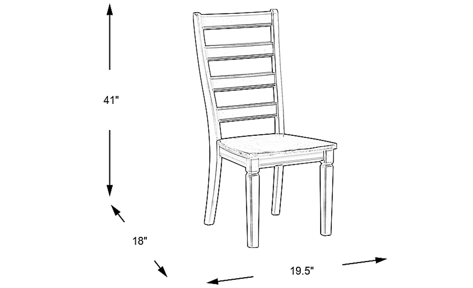 Dimension Image. Please refer to the Dimension Tab on this page for dimension details.