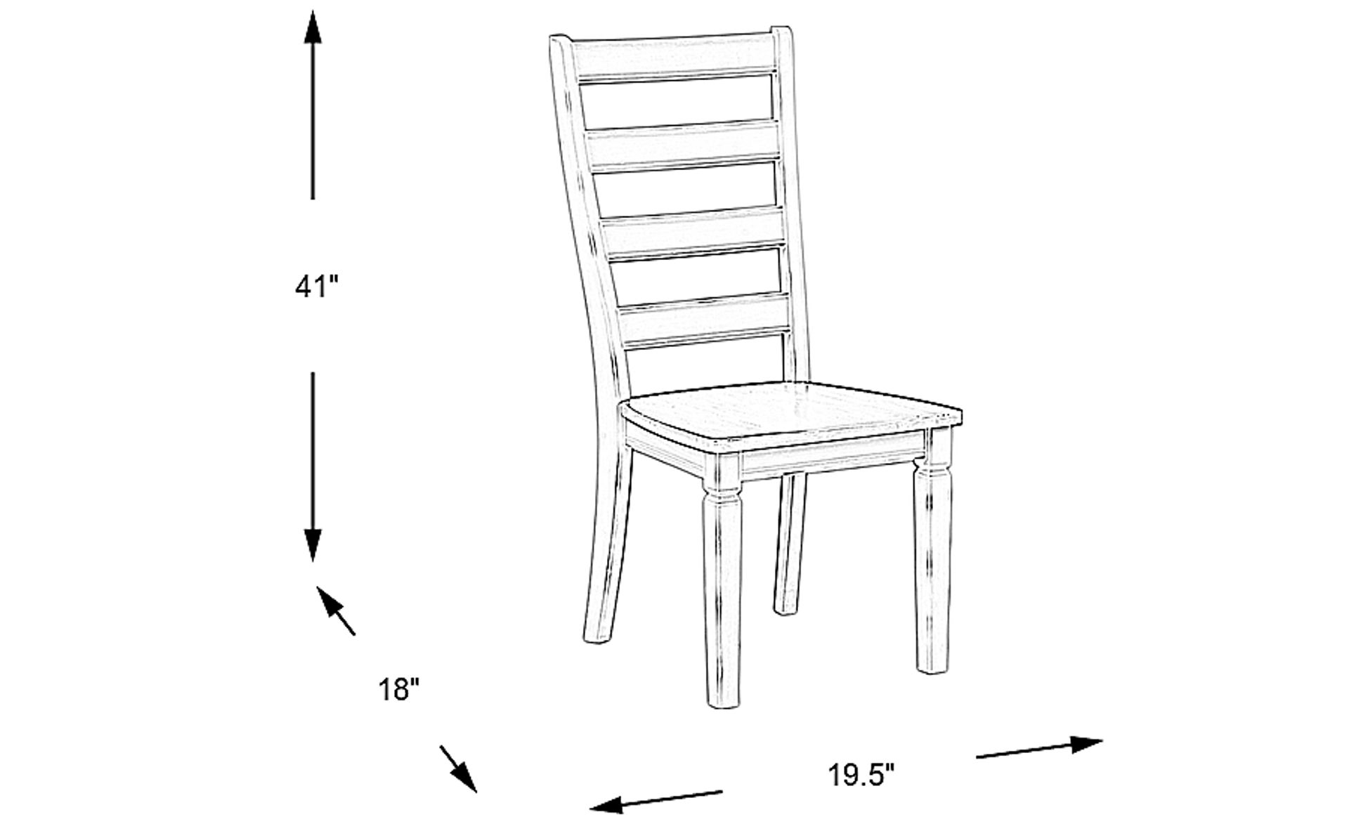 Dimension Image. Please refer to the Dimension Tab on this page for dimension details.