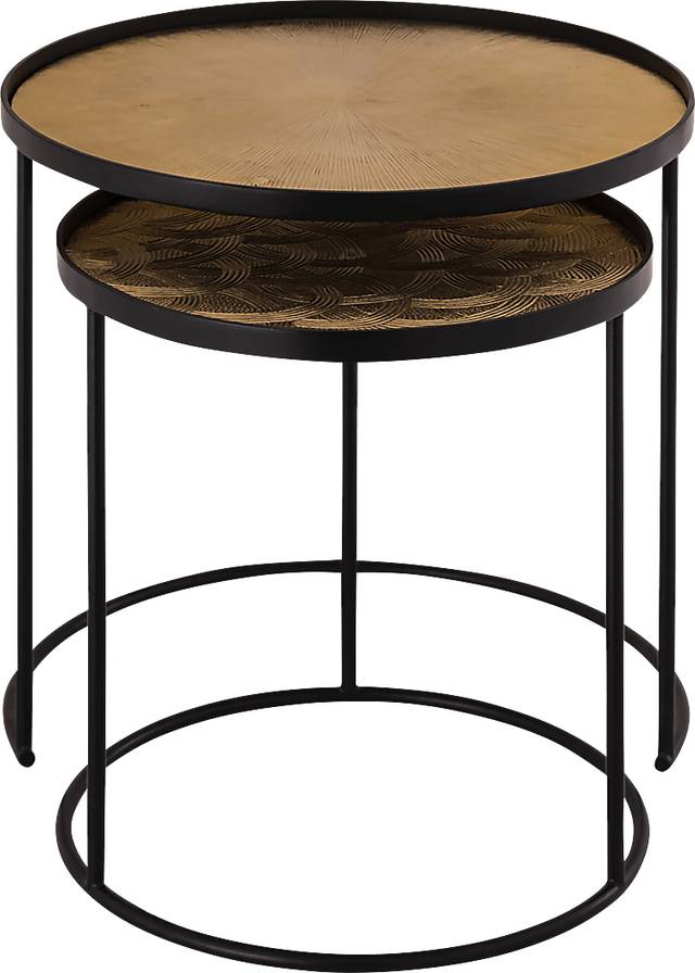 Vellaor Gold Nesting Table, Set of 2 - Thumbnail - Image 2