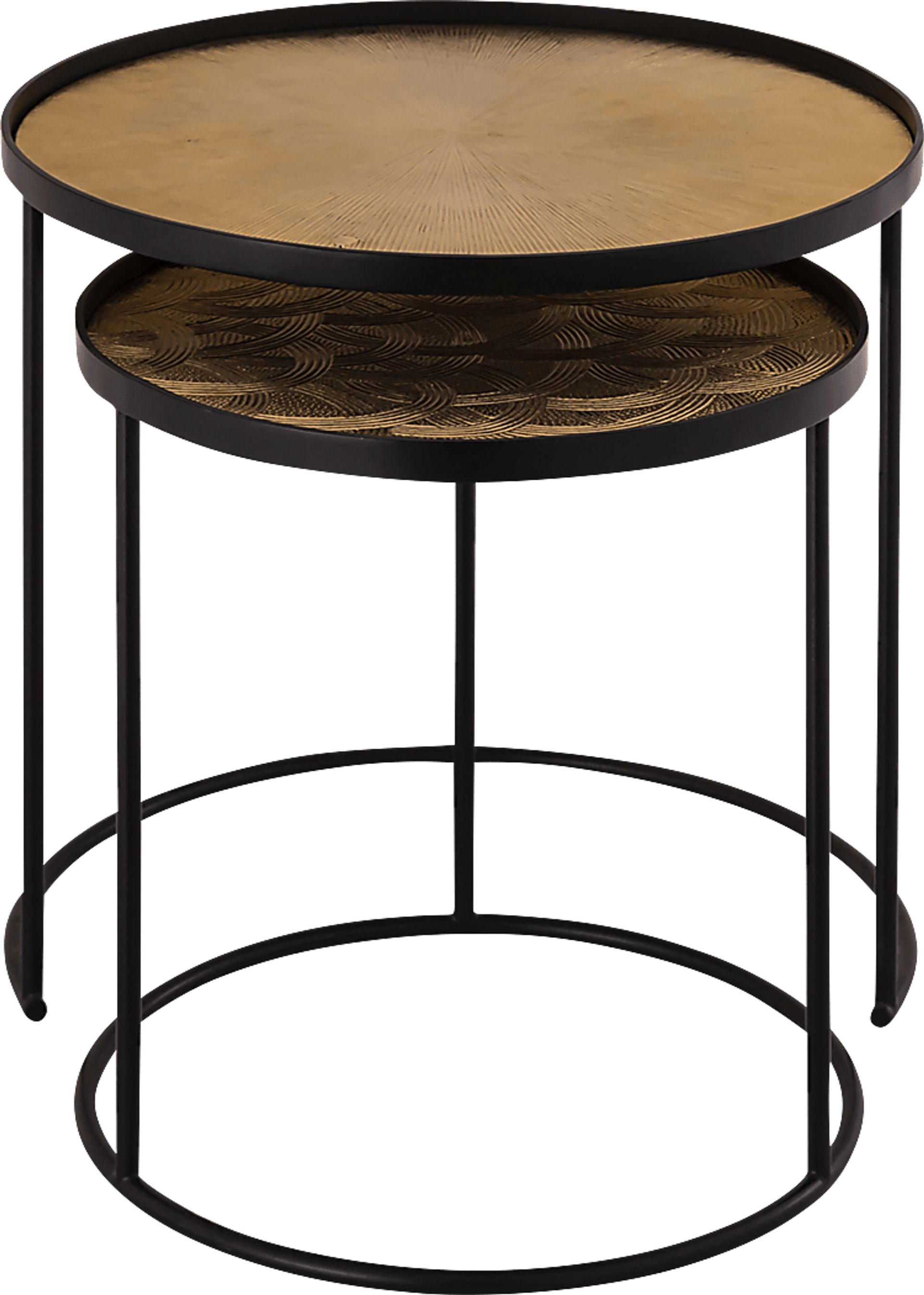 Vellaor Gold Nesting Table, Set of 2 - Image 2