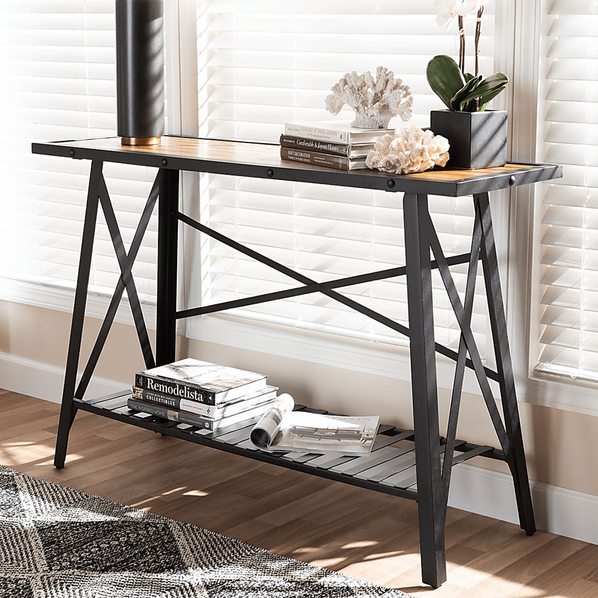 Veller Brown Console Table - Image 2