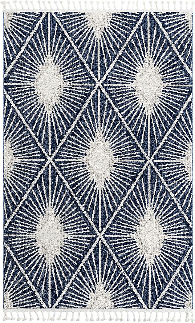 Vellum Navy 7'10 x 10' Rug