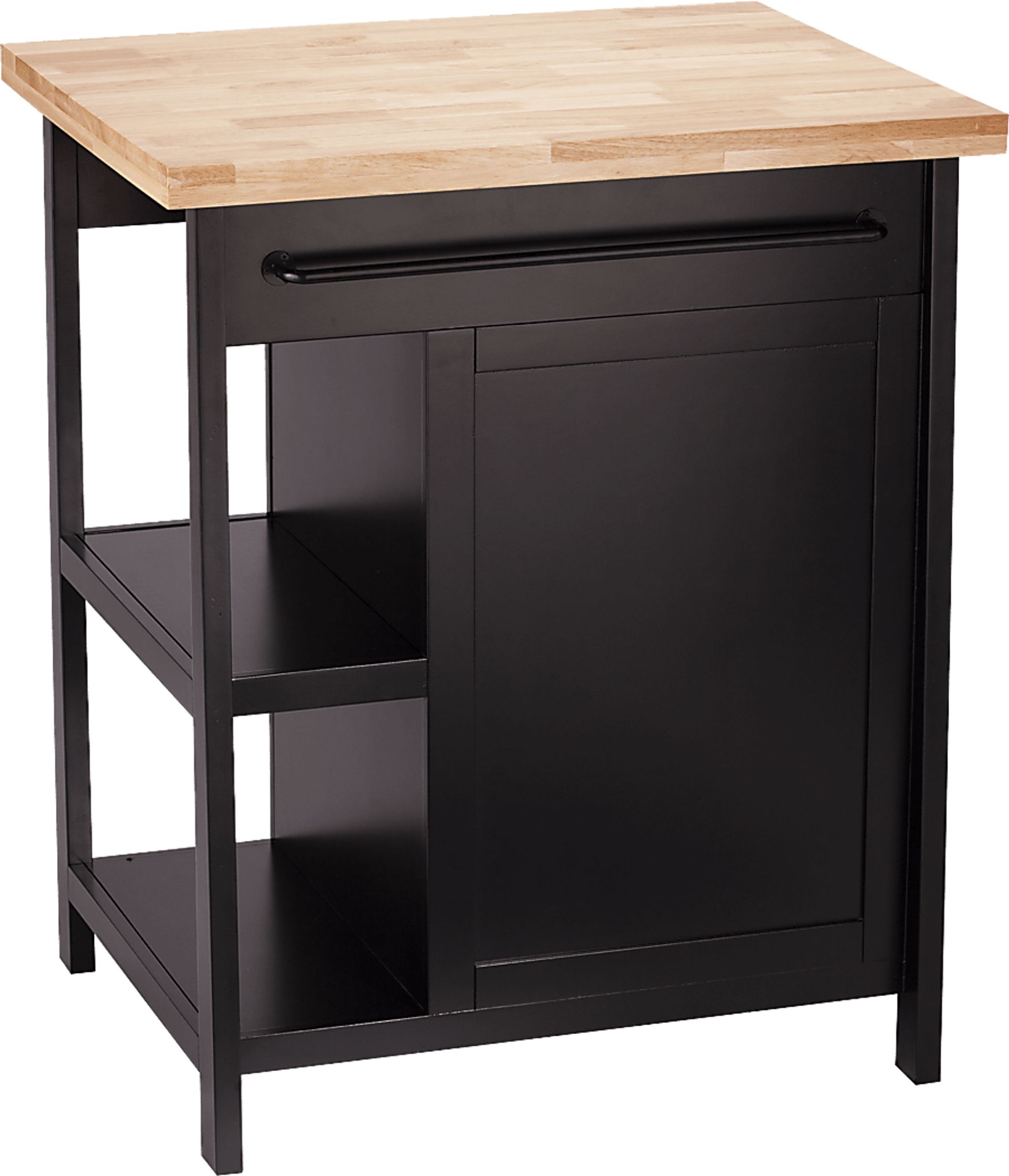 Velmont Black Kitchen Island - Image 1