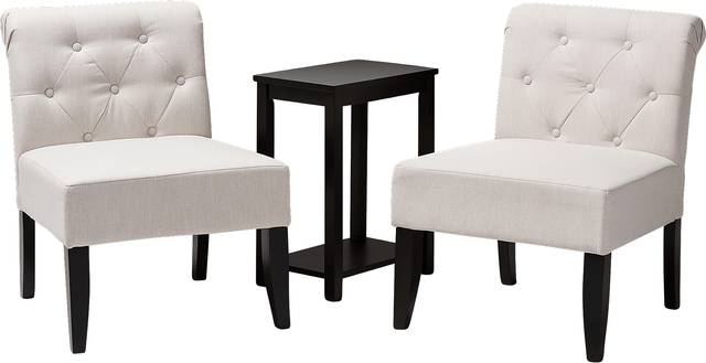 Velora Beige 3 pc. Accent Chair Set - Thumbnail - Image 1