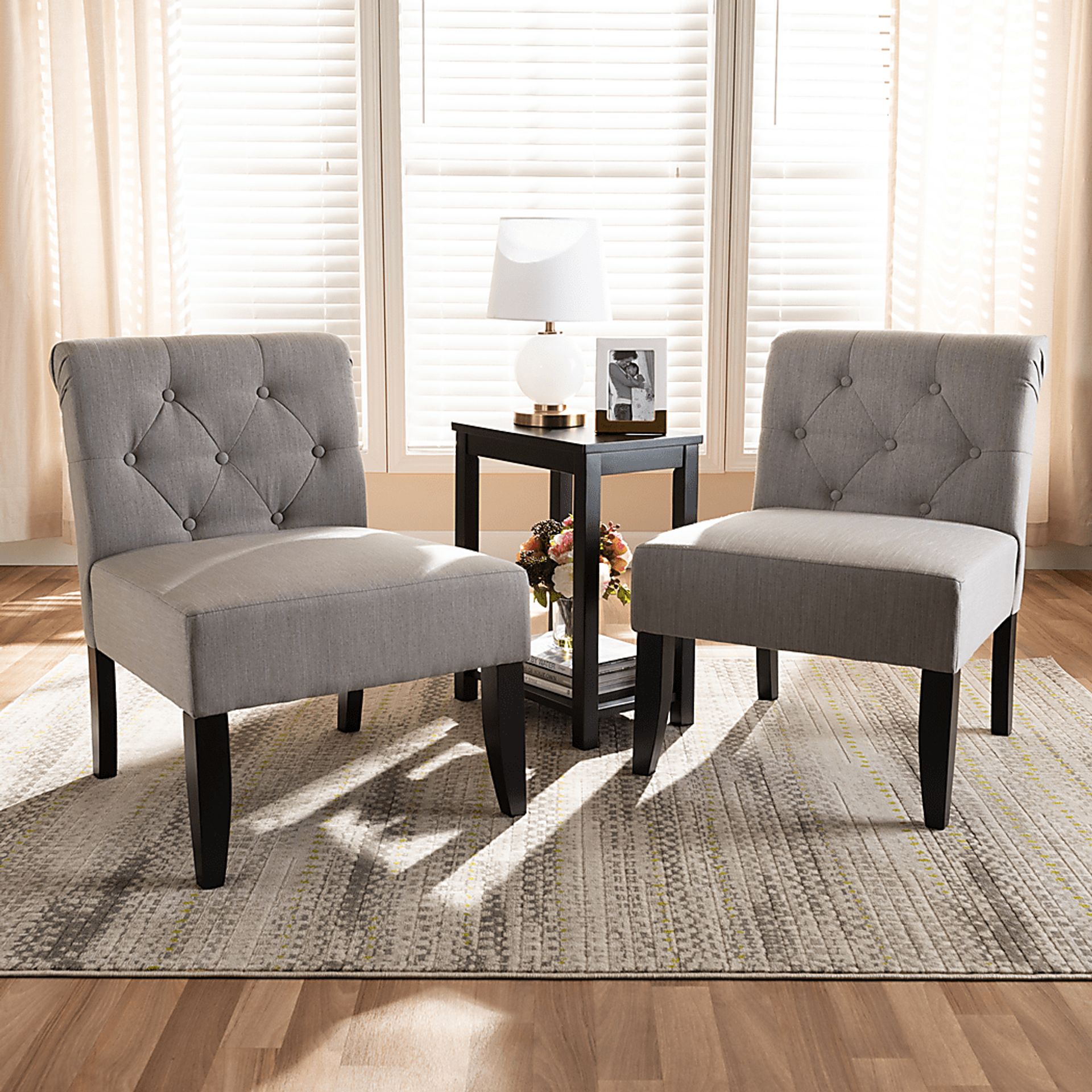 Velora Gray 3 pc. Accent Chair Set - Image 2