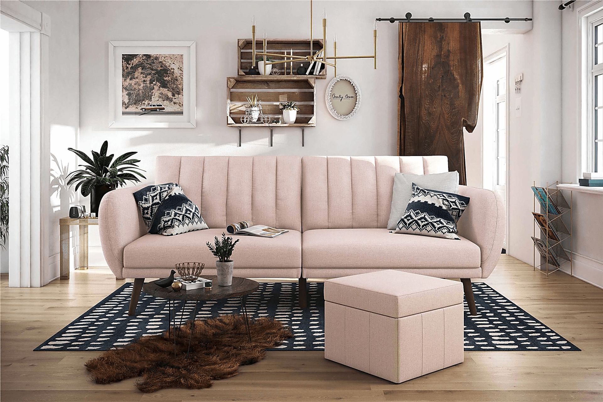 Velron Pink Futon - Image 3