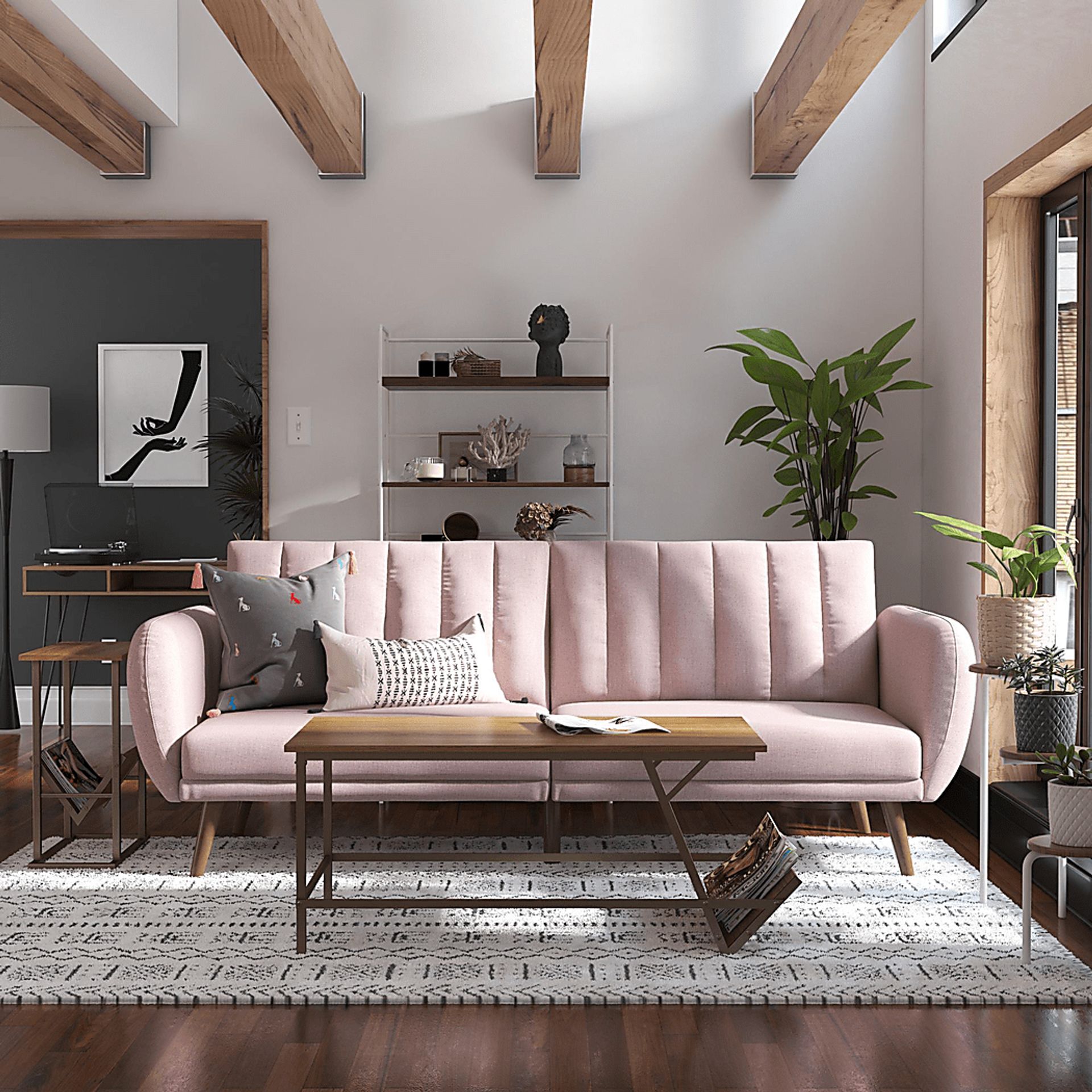Velron Pink Futon - Image 6