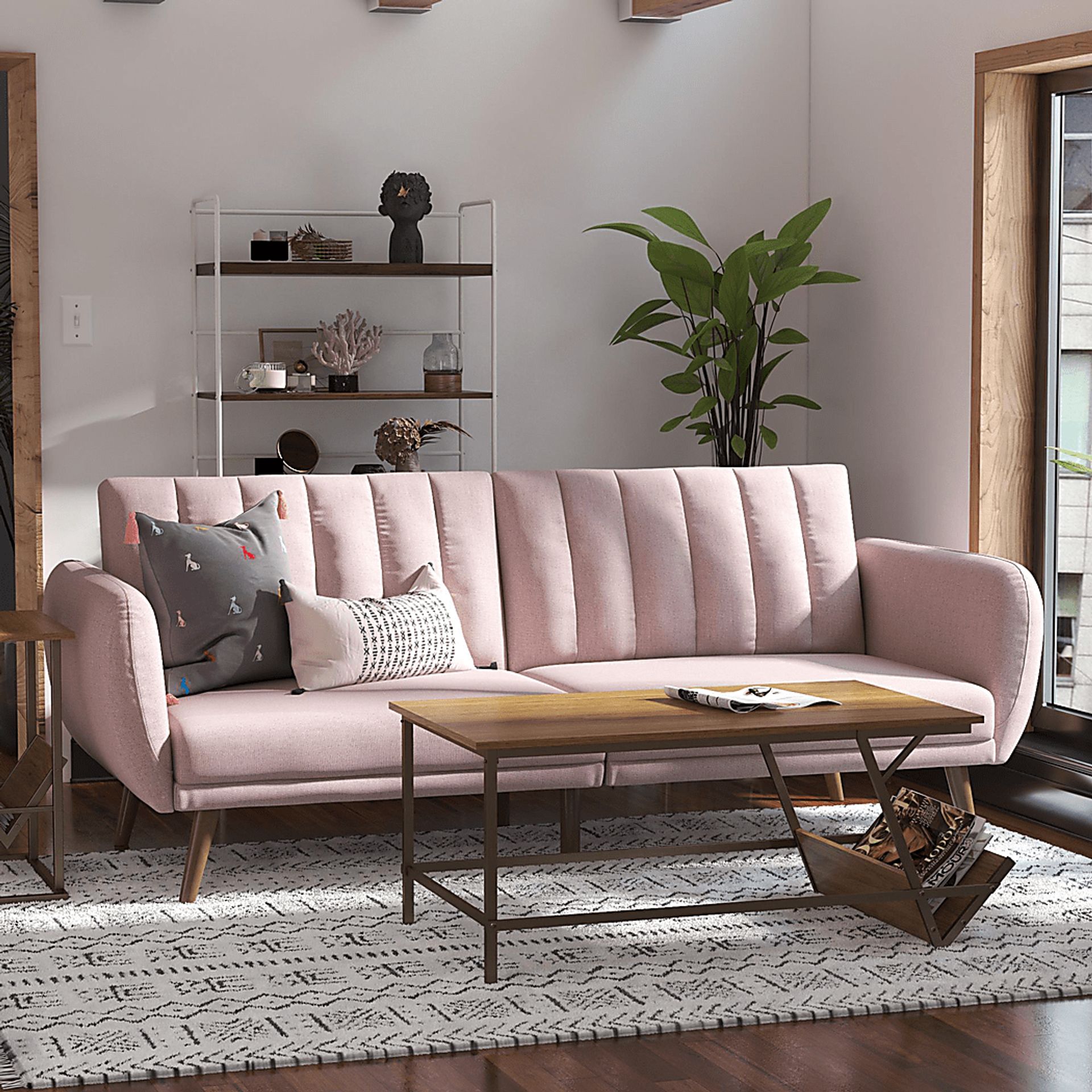 Velron Pink Futon - Image 7
