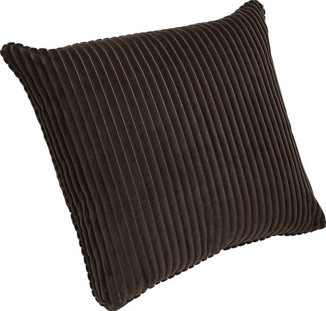 Velvet Cord Chocolate Pillow, Set of Two - Thumbnail - Image 3