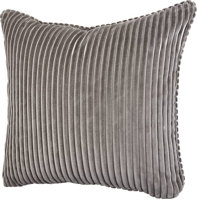 Velvet Cord Smoke Pillow, Set of Two - Thumbnail - Image 2