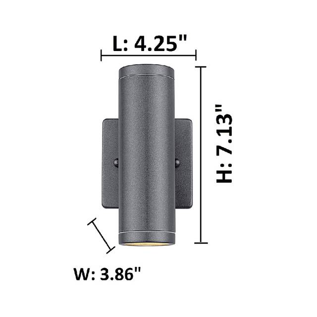 Vendue Court Gray Outdoor Sconce - Thumbnail - Image 2