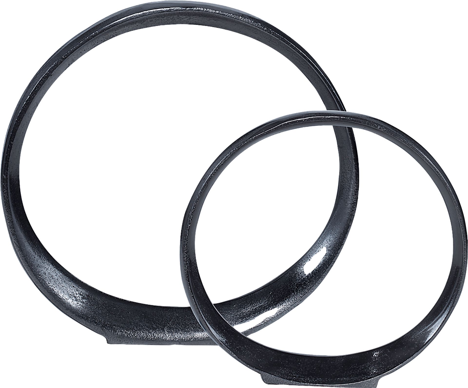 Venella Black Sculpture, Set of 2 - Image 1