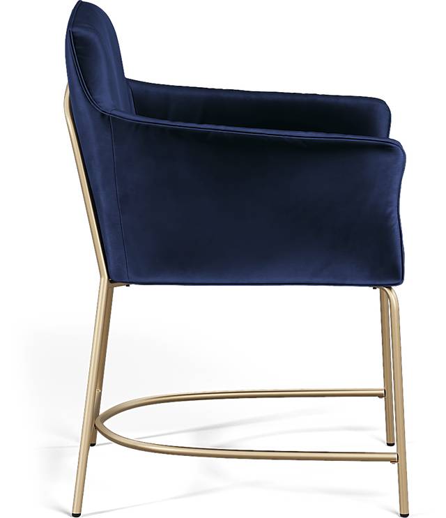 Venetian Court Blue Arm Chair - Thumbnail - Image 3