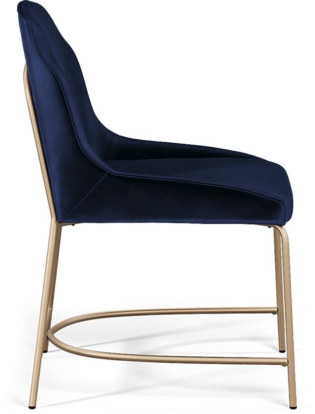 Venetian Court Gold 5 Pc Dining Room with Blue Chairs - Thumbnail - Image 8