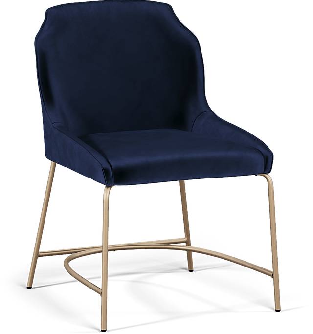 Venetian Court Gold 5 Pc Dining Room with Blue Chairs - Thumbnail - Image 6