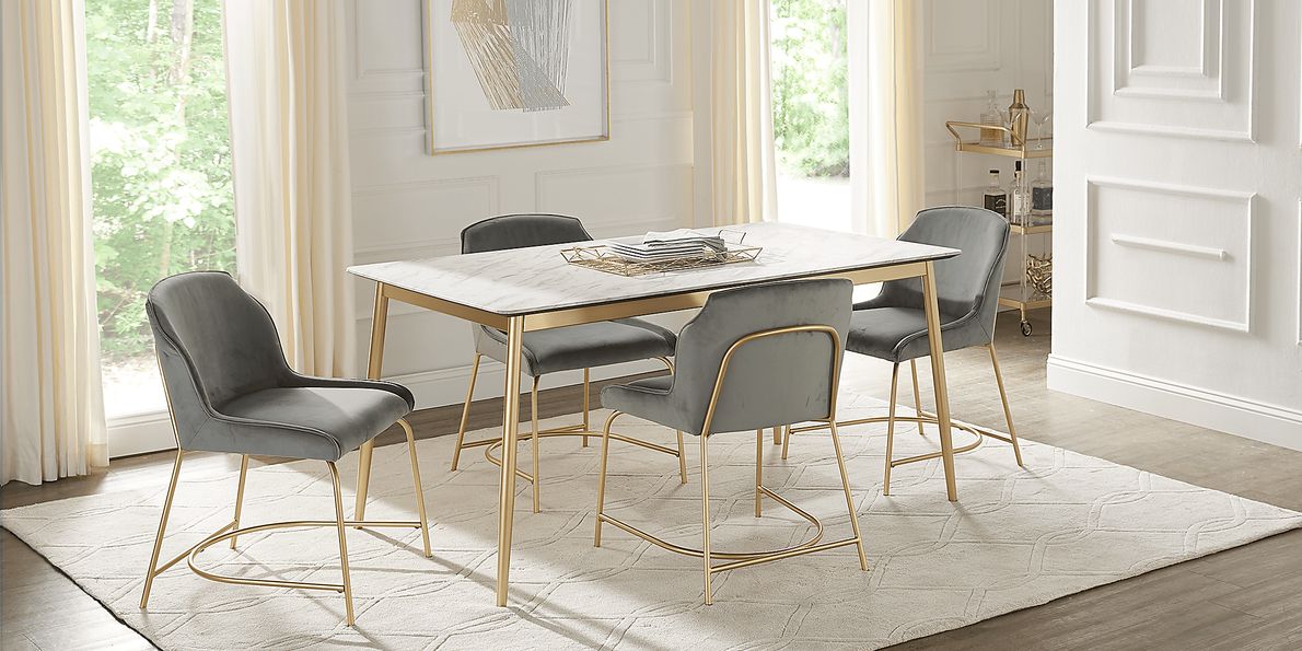 Rooms to go best sale dining table with chairs