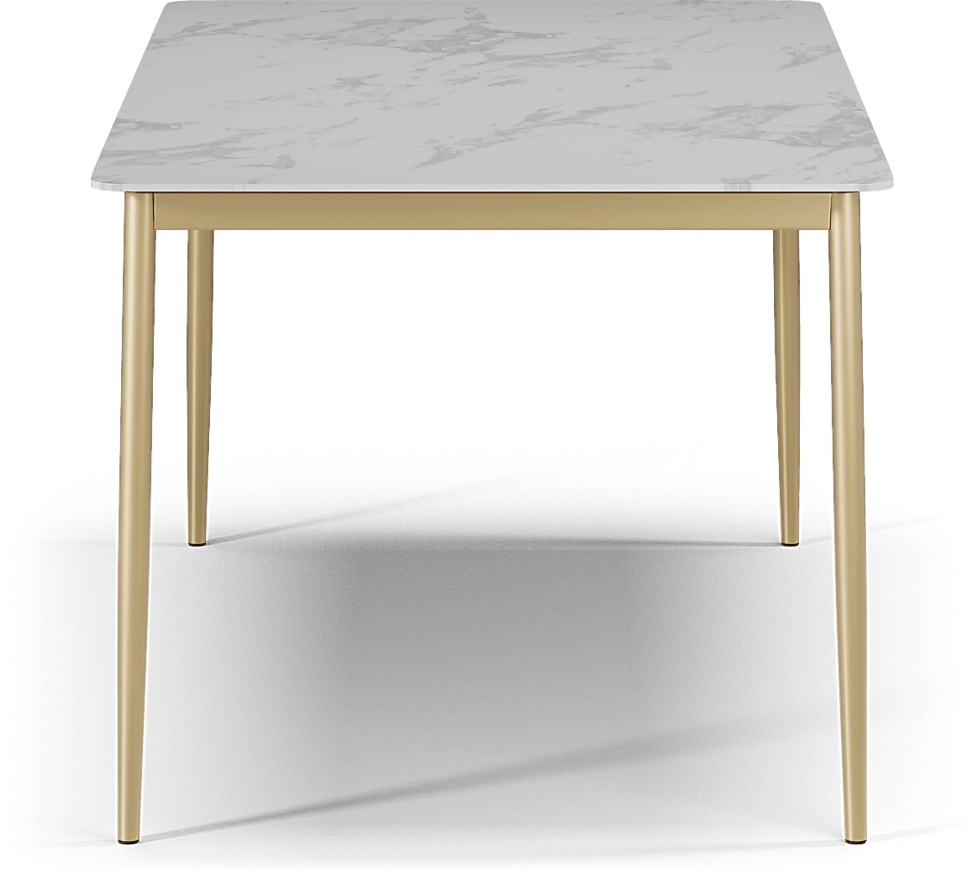 Venetian Court Gold 5 Pc Dining Room with Teal Chairs - Image 4