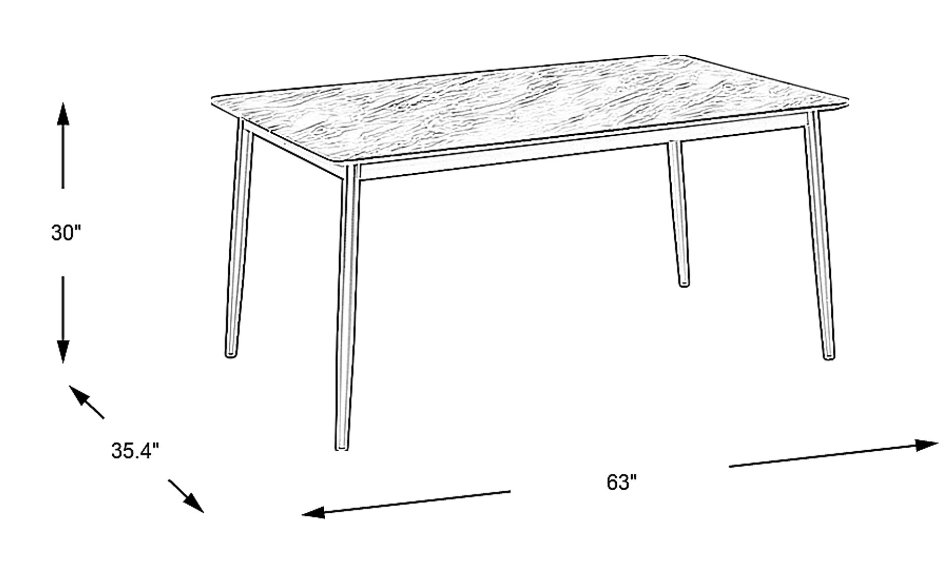 Dimension Image. Please refer to the Dimension Tab on this page for dimension details.