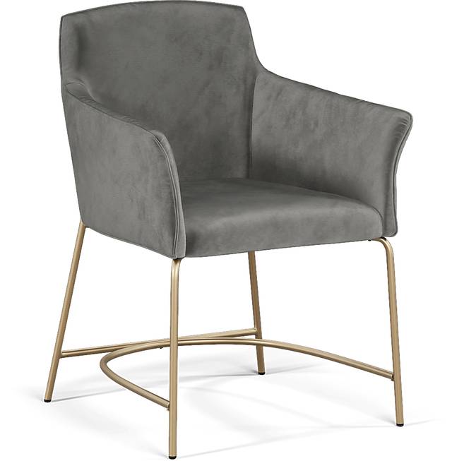 Venetian Court Gray Arm Chair - Thumbnail - Image 1
