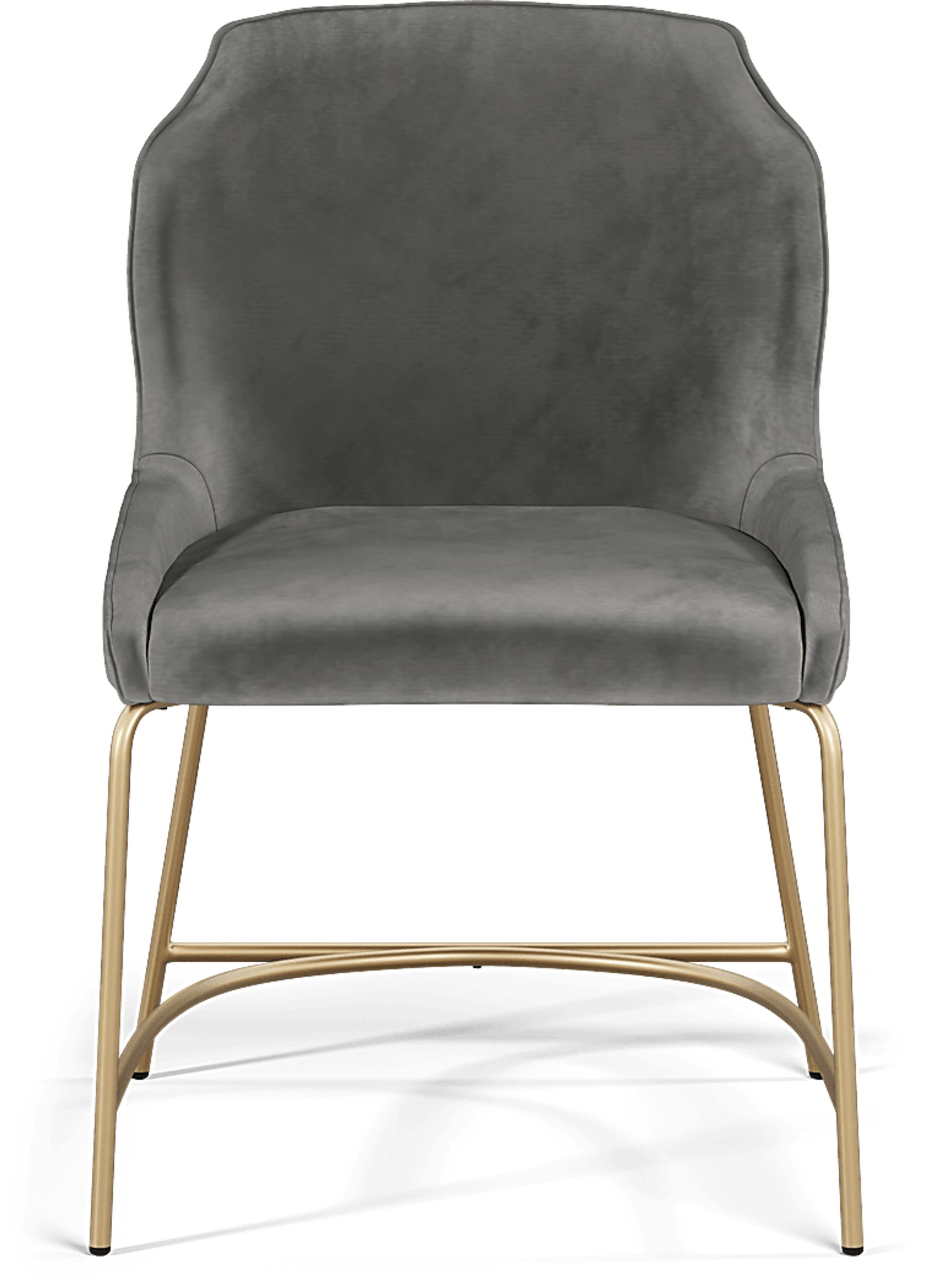 Venetian Court Gold 5 Pc Dining Room with Gray Chairs - Image 7