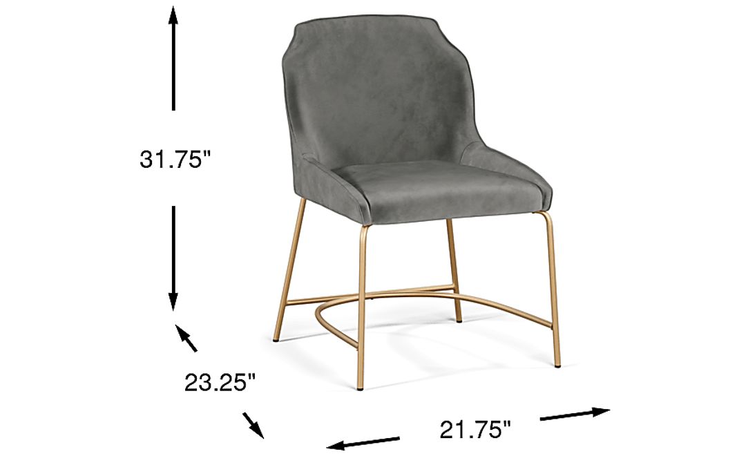 Venetian Court Gray Side Chair