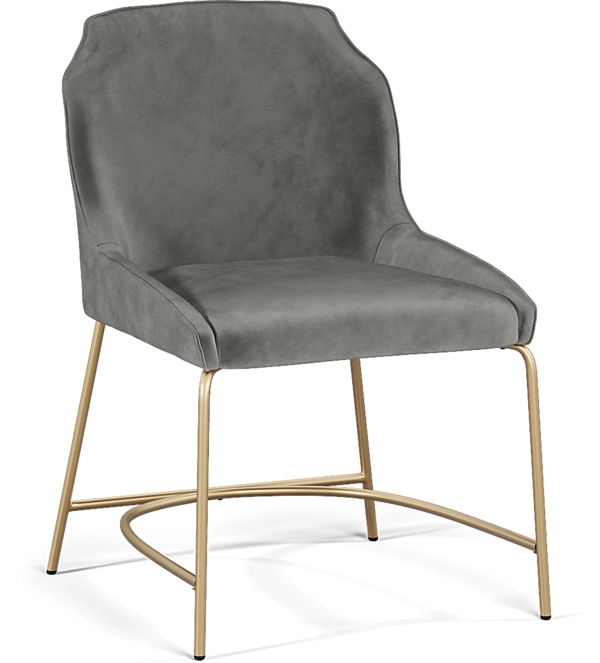 Venetian Court Gold 5 Pc Dining Room with Gray Chairs - Image 6