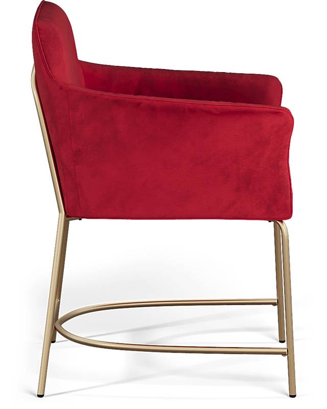 Venetian Court Red Arm Chair - Thumbnail - Image 3