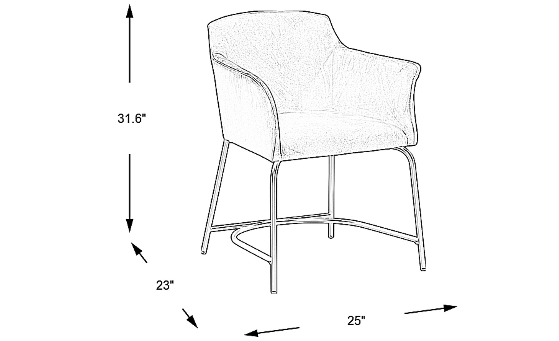 Dimension Image. Please refer to the Dimension Tab on this page for dimension details.
