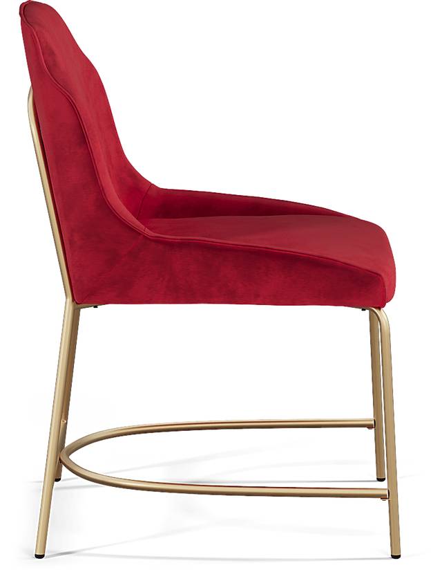 Venetian Court Gold 5 Pc Dining Room with Red Chairs - Thumbnail - Image 8