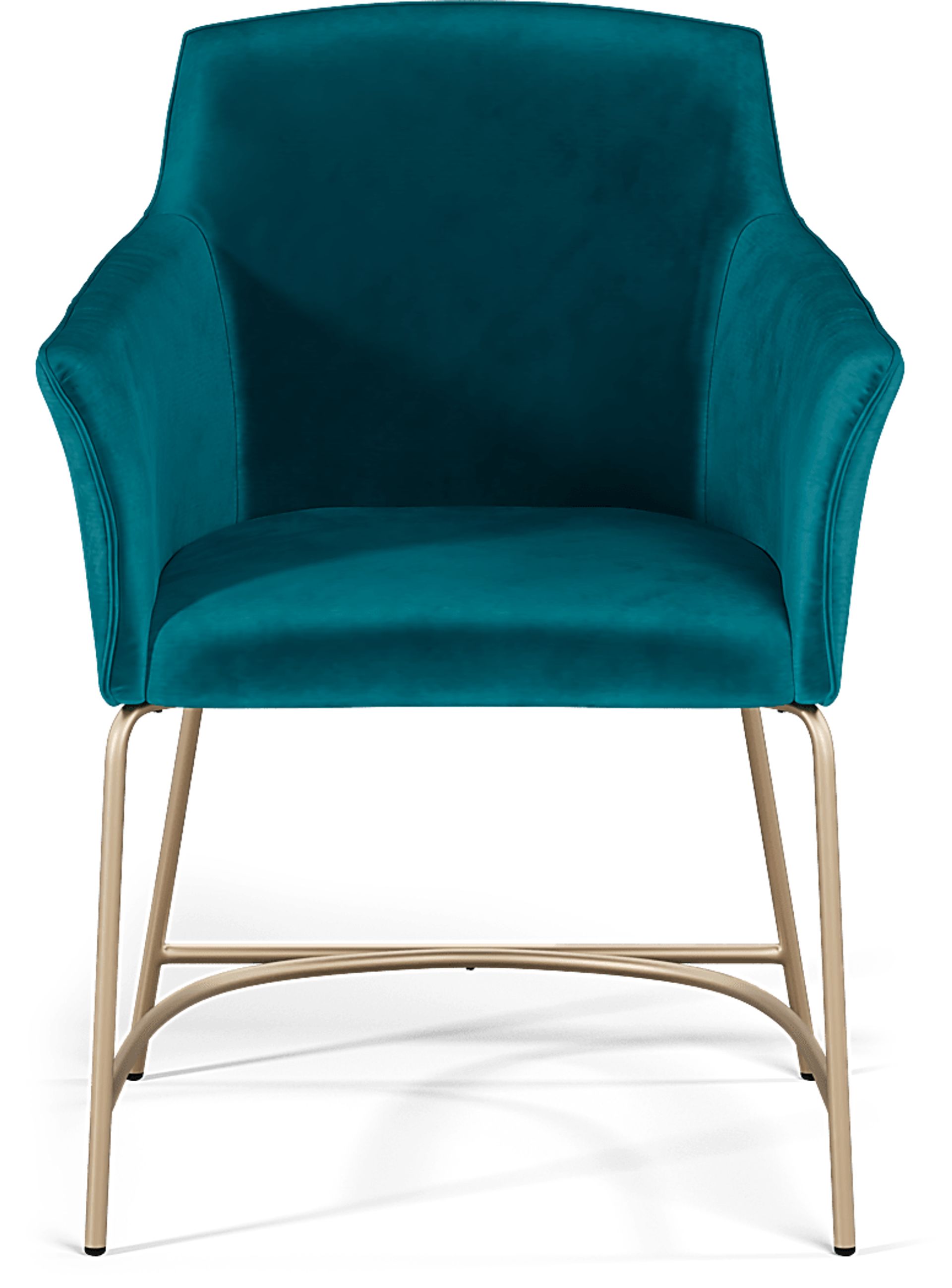 Venetian Court Teal Arm Chair - Image 2