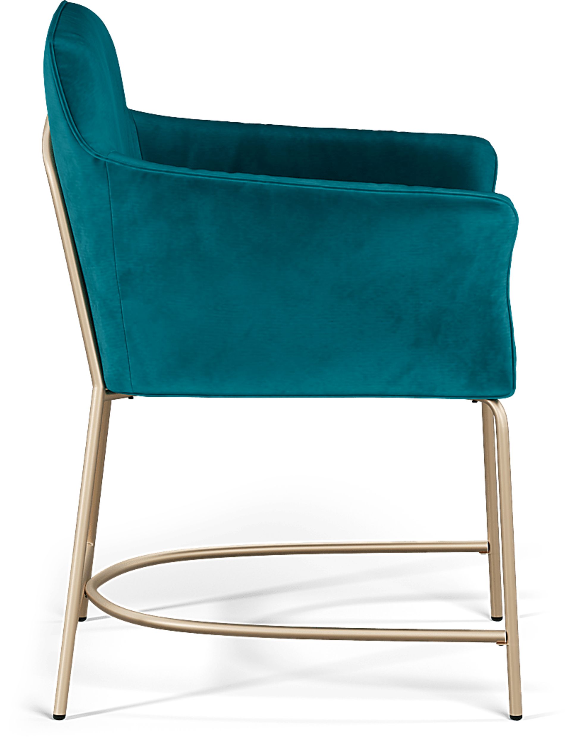 Venetian Court Teal Arm Chair - Image 3
