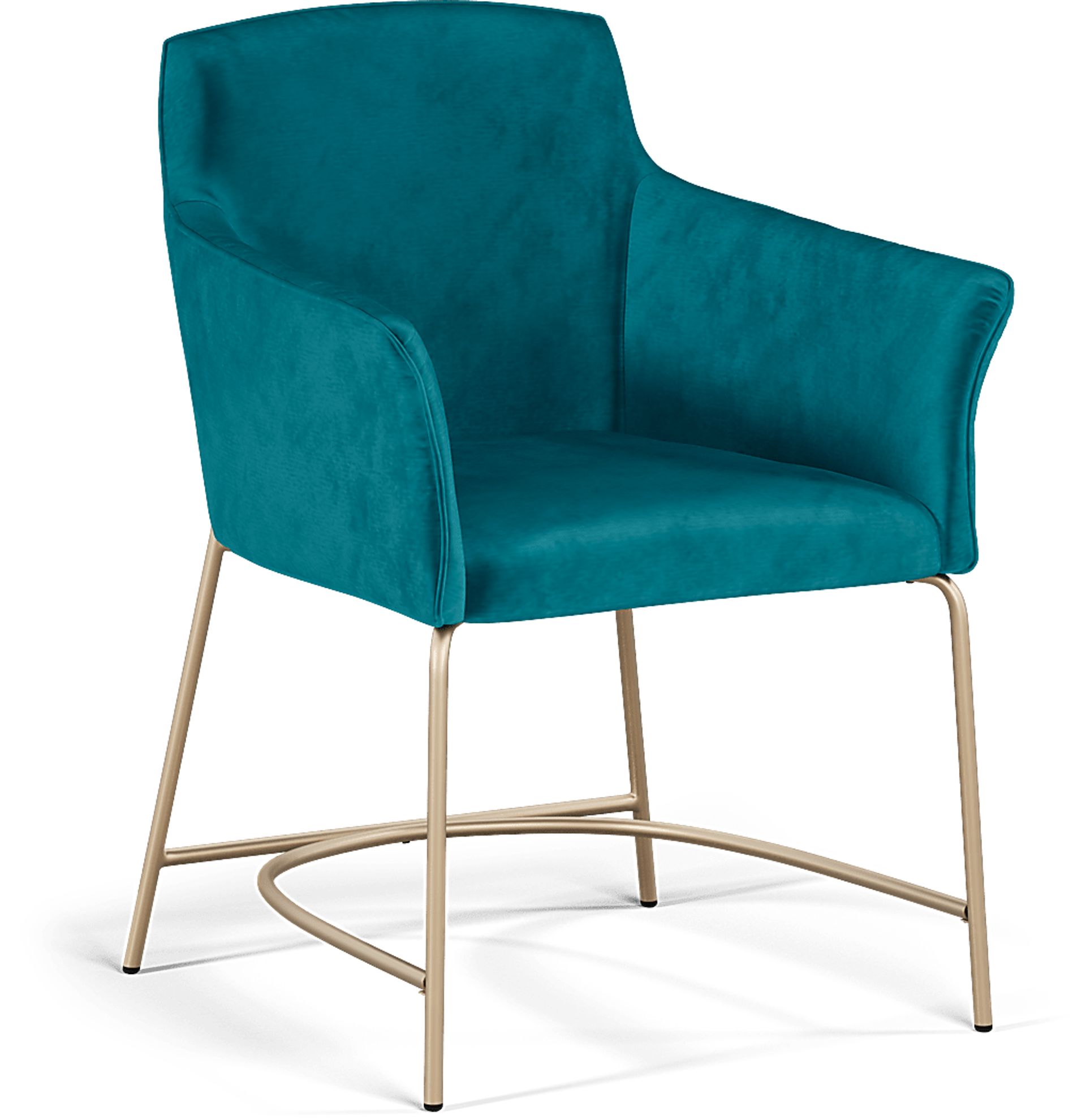 Venetian Court Teal Arm Chair - Image 1