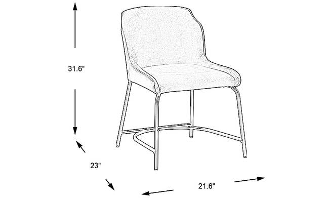 Dimension Image. Please refer to the Dimension Tab on this page for dimension details.