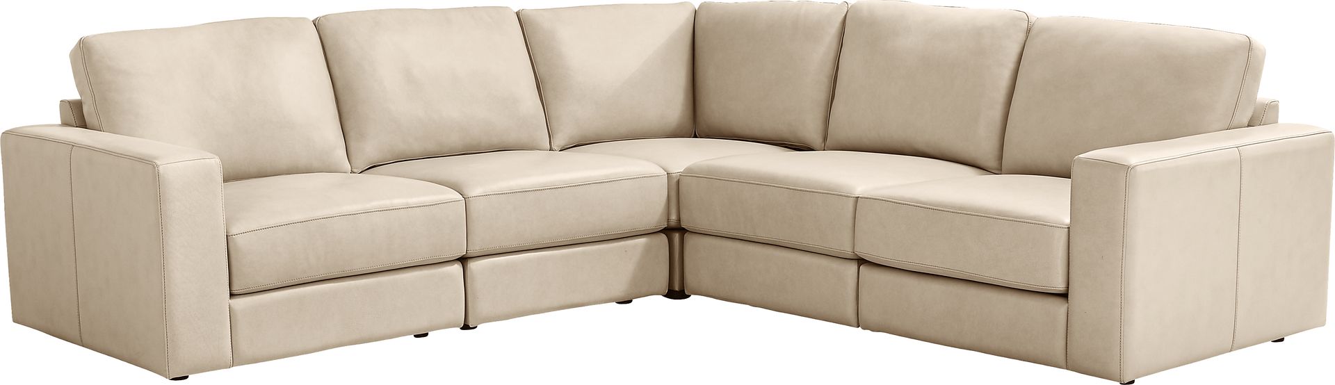 Almond Leather 5 Pc Venice Modular - Image 1