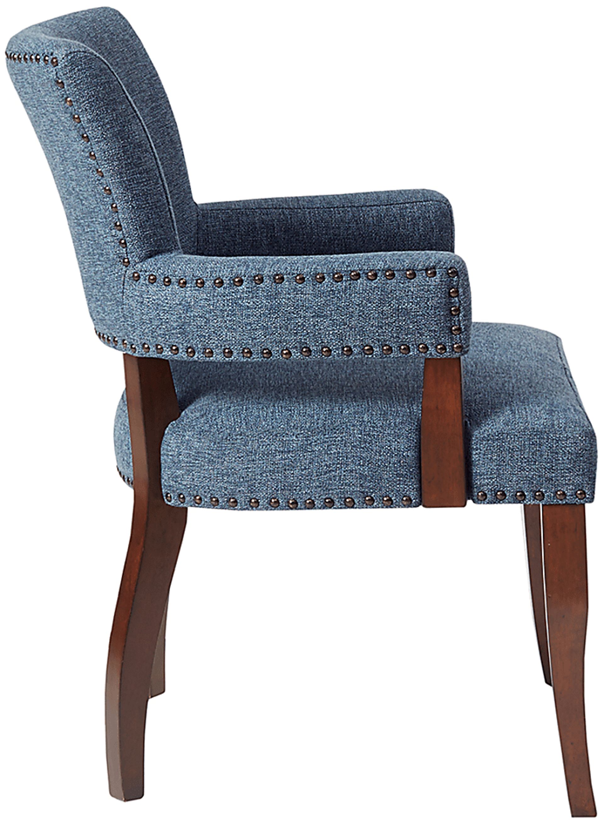 Venida Blue Arm Chair - Image 4