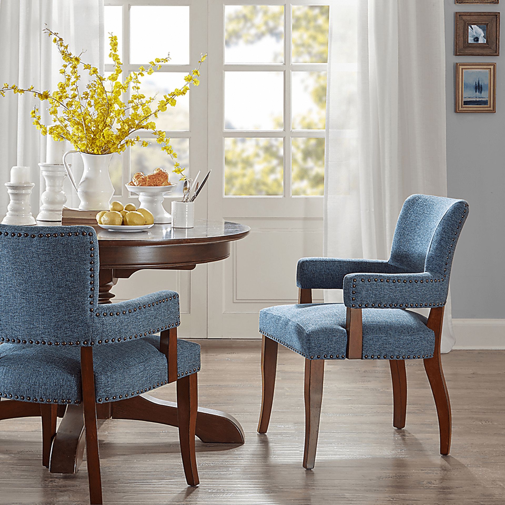 Venida Blue Arm Chair - Image 5