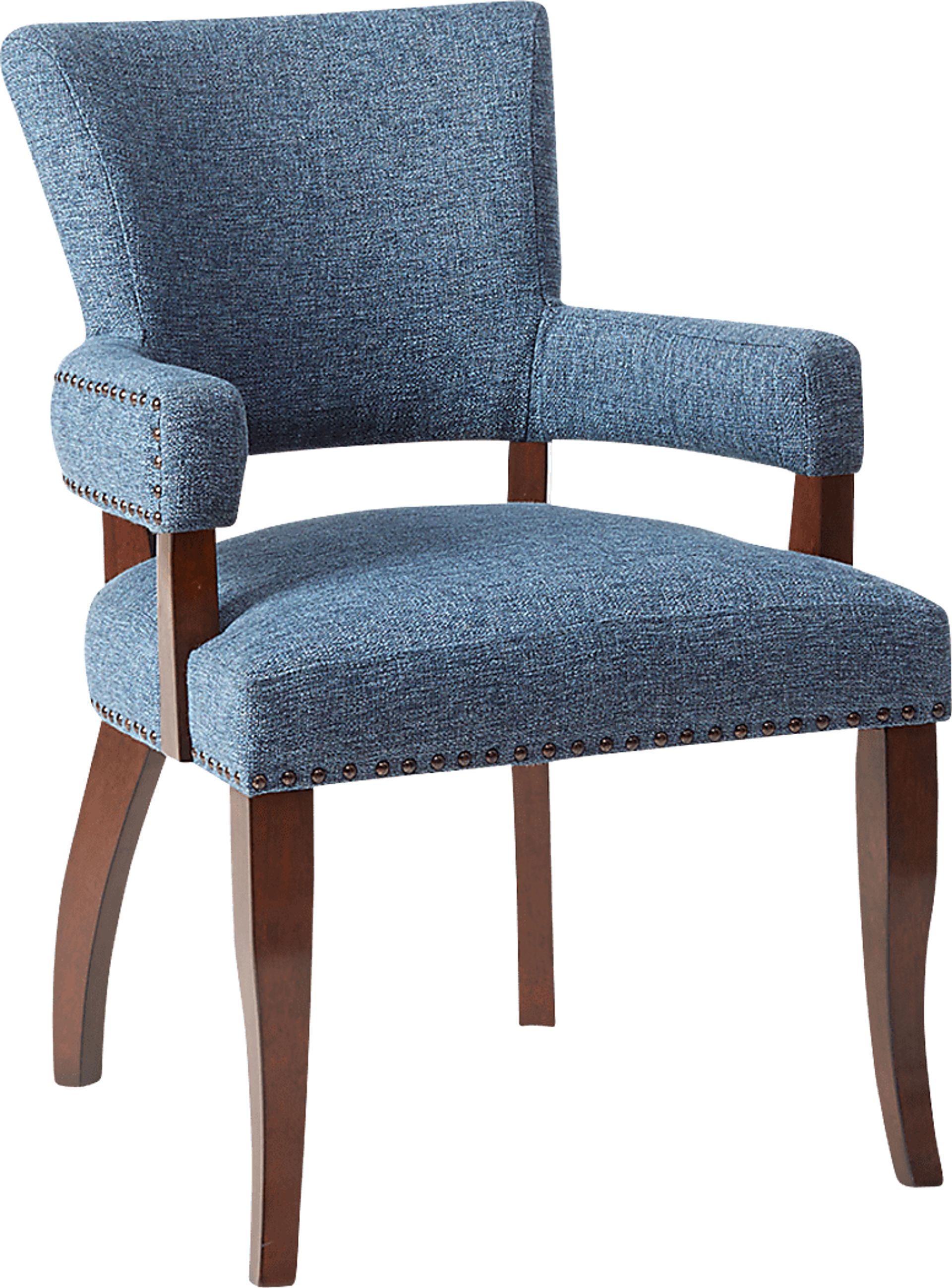Venida Blue Arm Chair - Image 1