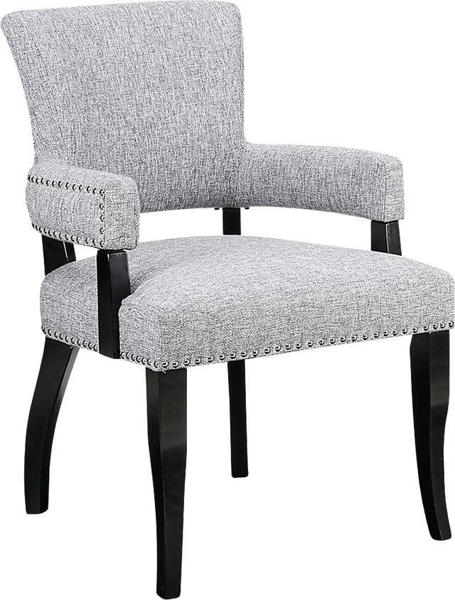 Venida Gray Arm Chair - Thumbnail - Image 1