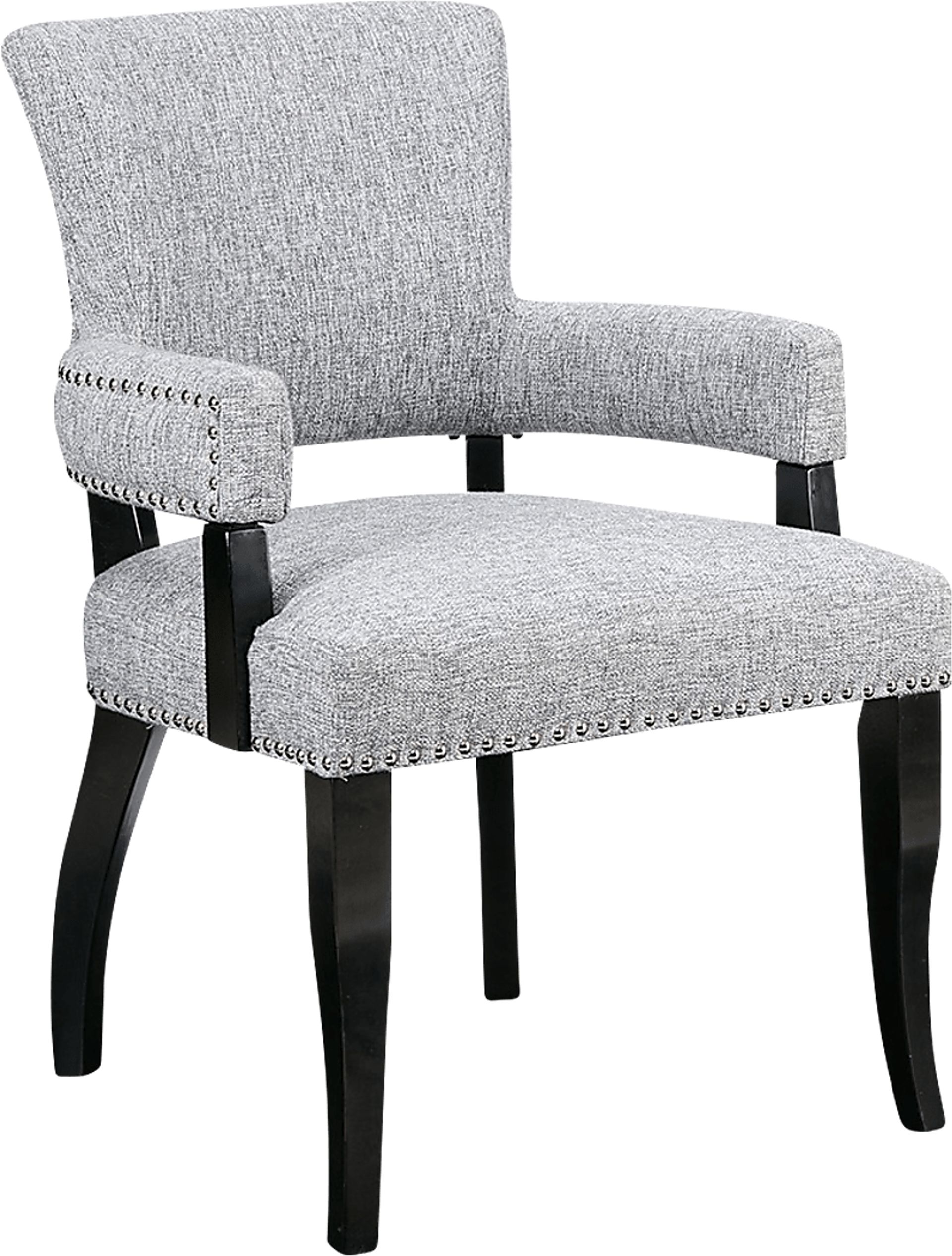 Venida Gray Arm Chair - Image 1