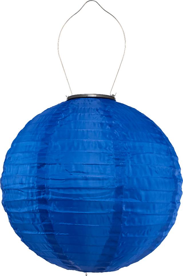 Vense Island Outdoor Blue Solar Lantern - Thumbnail - Image 1