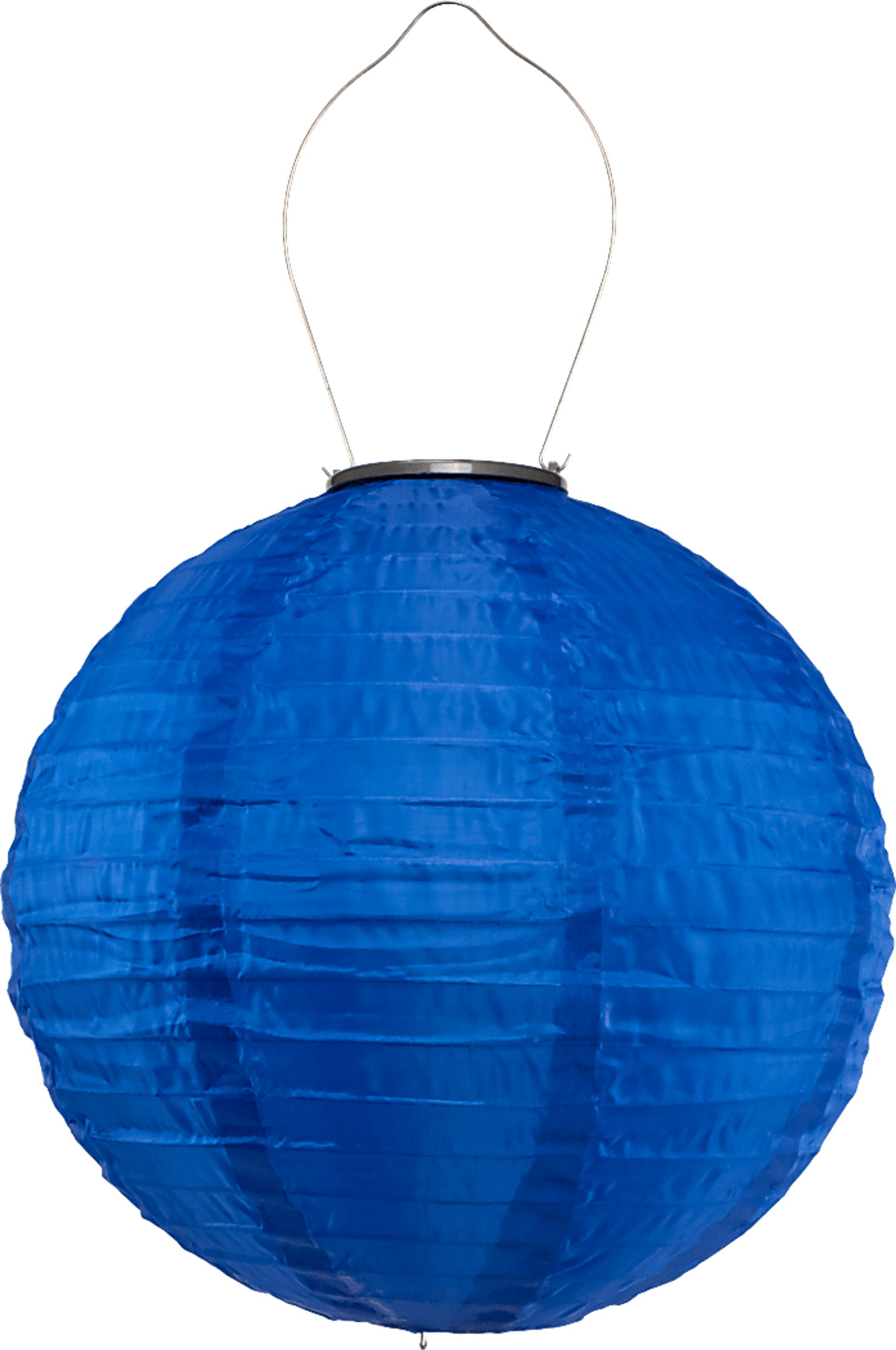 Vense Island Outdoor Blue Solar Lantern - Image 1