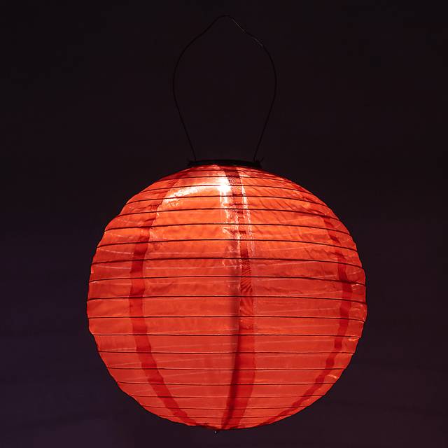 Vense Island Outdoor Red Solar Lantern - Thumbnail - Image 11