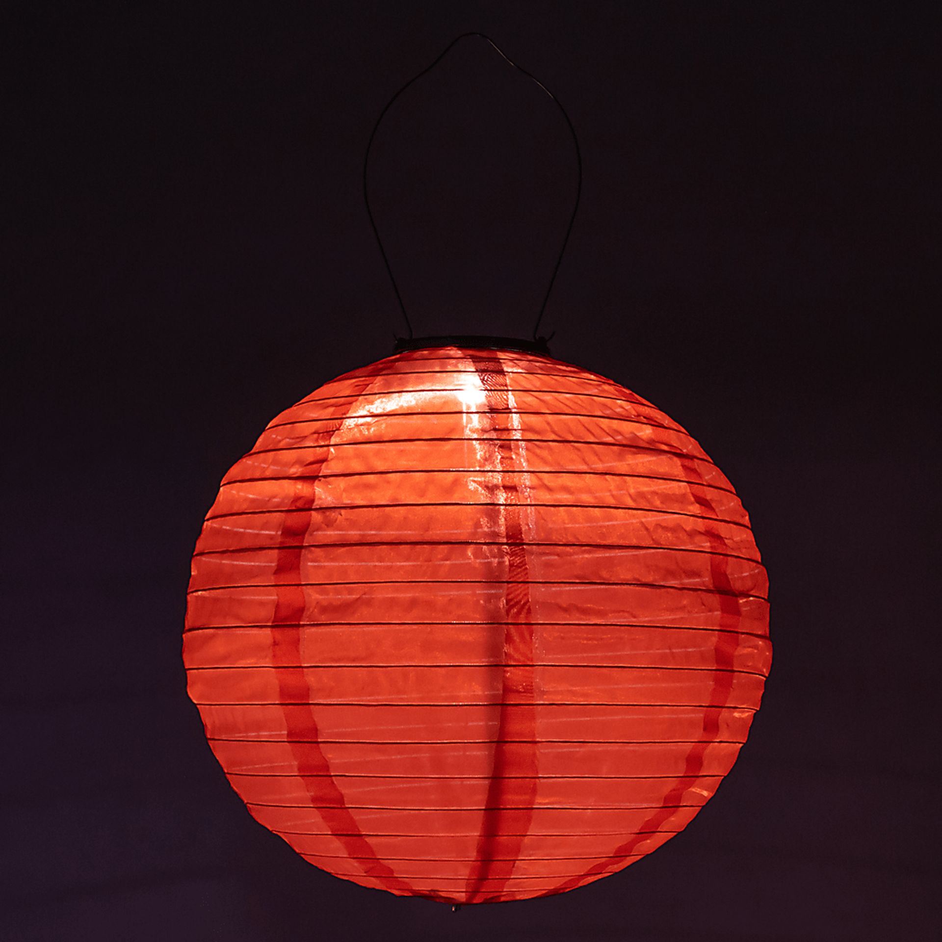 Vense Island Outdoor Red Solar Lantern - Image 11