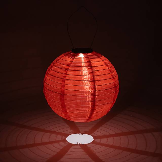 Vense Island Outdoor Red Solar Lantern - Thumbnail - Image 12