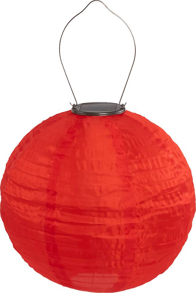 Vense Island Outdoor Red Solar Lantern - Thumbnail - Image 9