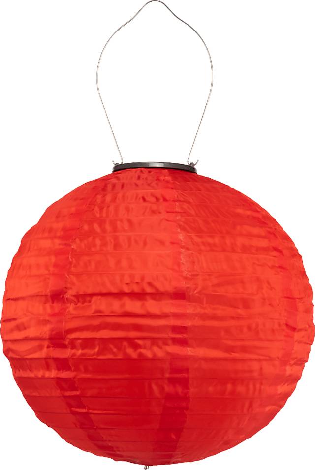 Vense Island Outdoor Red Solar Lantern - Thumbnail - Image 1
