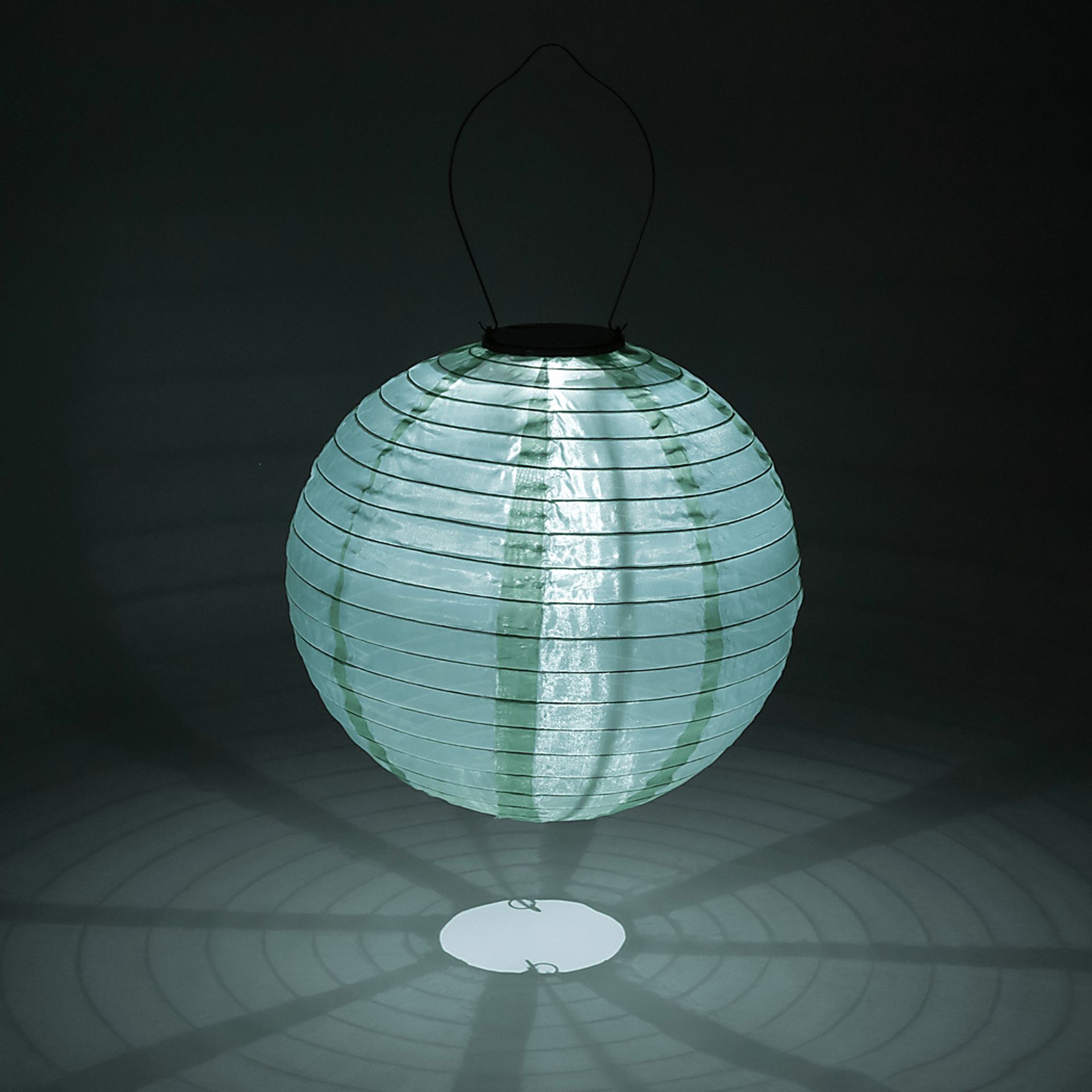 Vense Island Outdoor Sage Solar Lantern - Image 12
