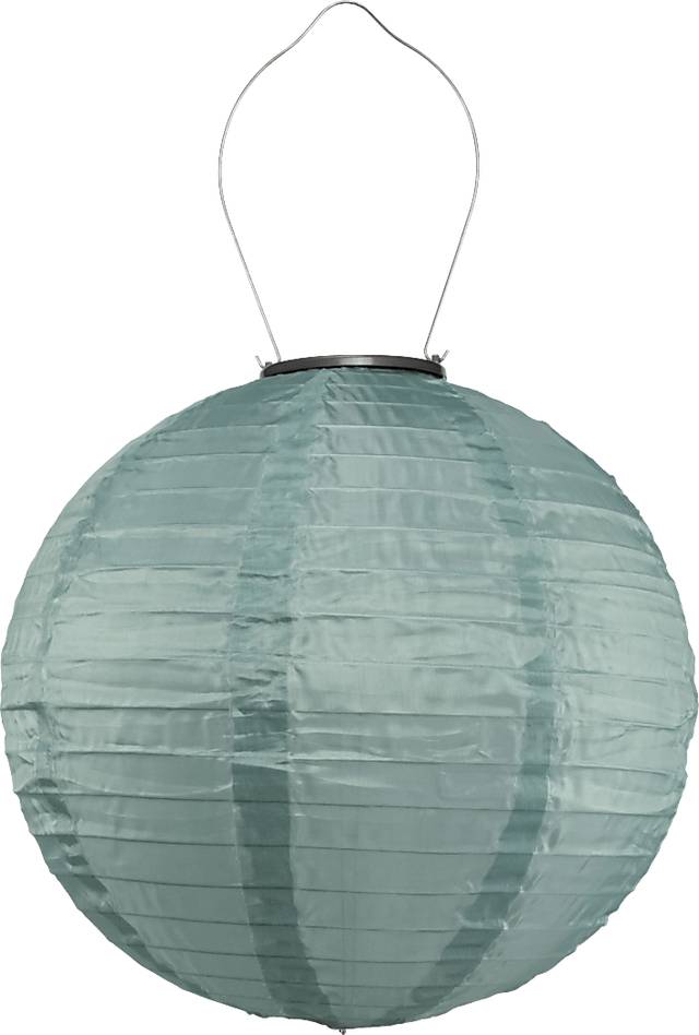 Vense Island Outdoor Sage Solar Lantern - Thumbnail - Image 1