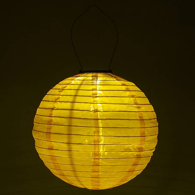 Vense Island Outdoor Yellow Solar Lantern - Thumbnail - Image 12